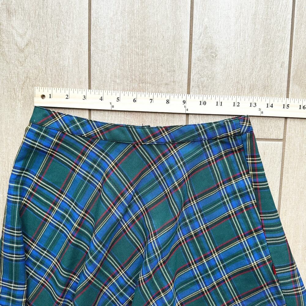 Tripp NYC Plaid Mini Circle Skirt XS Mall Goth 90s Punk Grunge Emo Dark Academia - Picture 8 of 9